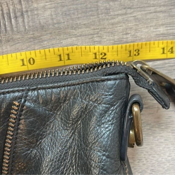 JOELLE HAWKENS Morrison Black Leather Clutch Crossbody Bag - Picture 6 of 7